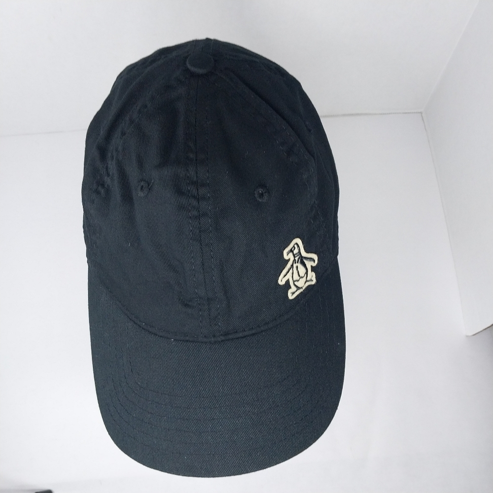 Original Penguin Embroidered Black Adjustable Baseball Cap - One Size Fits All - - Picture 8 of 12
